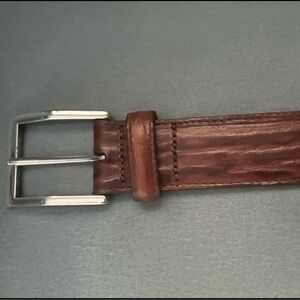 Brighton Elegant Brown Leather Men's Belt